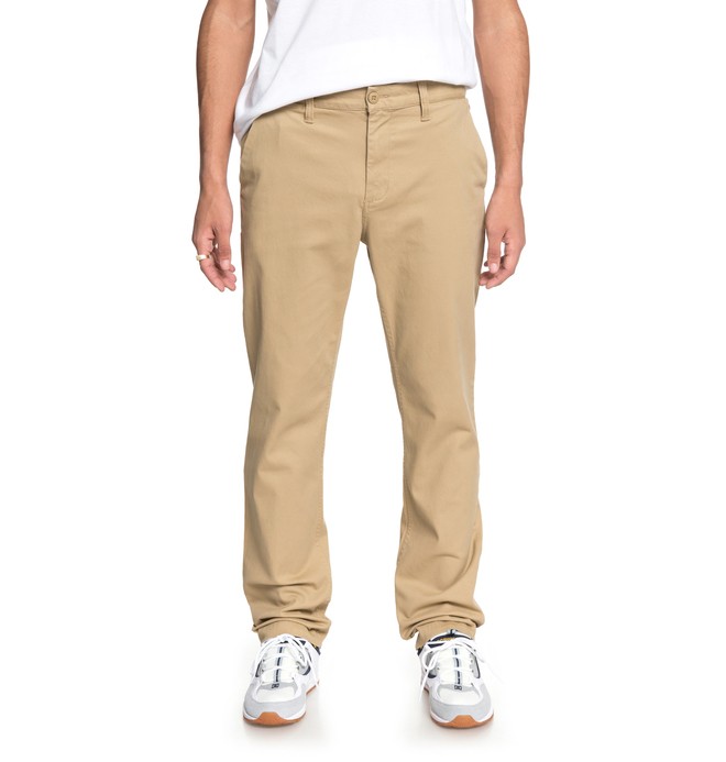 dcshoes, Worker - Pantalón Chino para Hombre, KHAKI (clm0) 0 Worker - Pantalón Chino para Hombre Marron EDYNP03132 DC Shoes