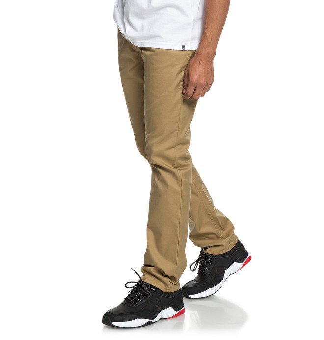 dcshoes, Worker Chinos, KHAKI (clm0) 0 Worker Chinos Brown EDYNP03145 DC Shoes