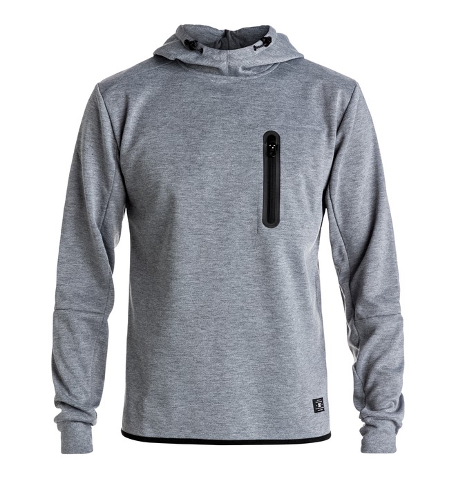 dcshoes, Men's Picton Hooded Pullover, HEATHER GREY (knfh) 0 Men's Picton Hooded Pullover EDYPF03018 DC Shoes