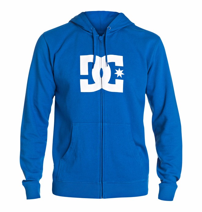 dcshoes, Men's Star Zip-Up Hoodie, SNORKEL BLUE (brt0) 0 Men's Star Zip-Up Hoodie EDYSF03000 DC Shoes