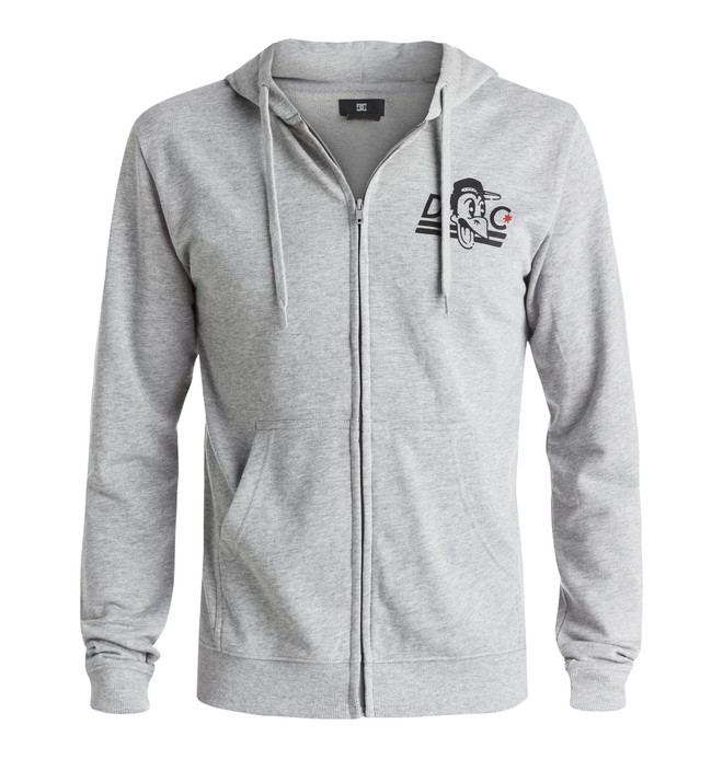 dcshoes, Men's Crowtown Zip-Up Hoodie, HEATHER GREY (knfh) 0 Men's Crowtown Zip-Up Hoodie EDYSF03093 DC Shoes