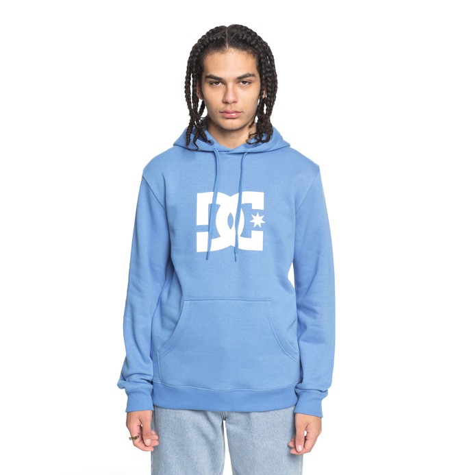 dcshoes, Star - Hoodie, CAMPANULA/ SNOW WHITE (xbbw) 0 Star - Hoodie Blue EDYSF03107 DC Shoes