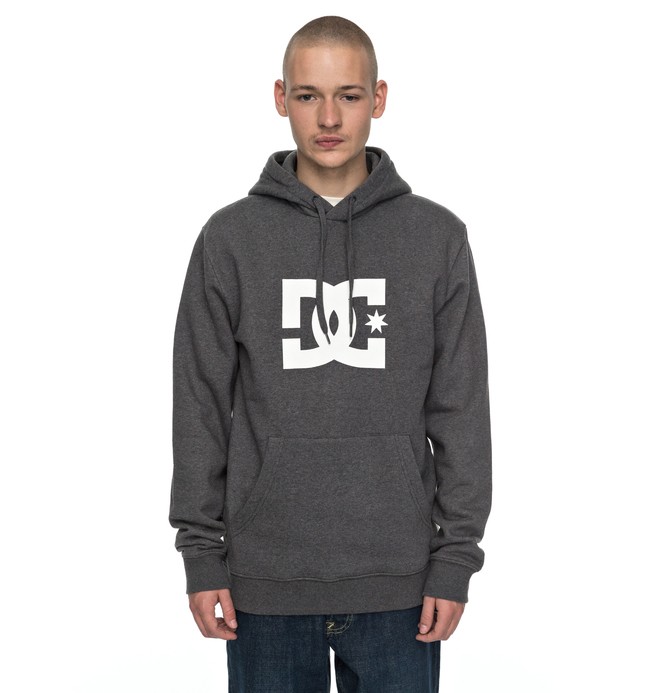 dcshoes, Star Hoodie, CHARCOAL HEATHER/WHITE (xssw) 0 Star Hoodie EDYSF03107 DC Shoes