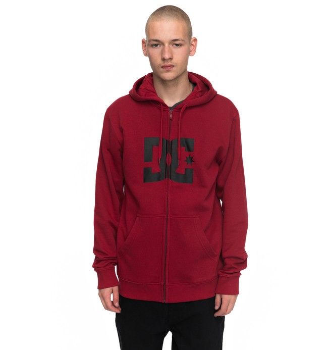 dcshoes, Star - Sweat à capuche zippé, RIO RED (rrk0) 0 Star - Sweat à capuche zippé Rouge EDYSF03108 DC Shoes