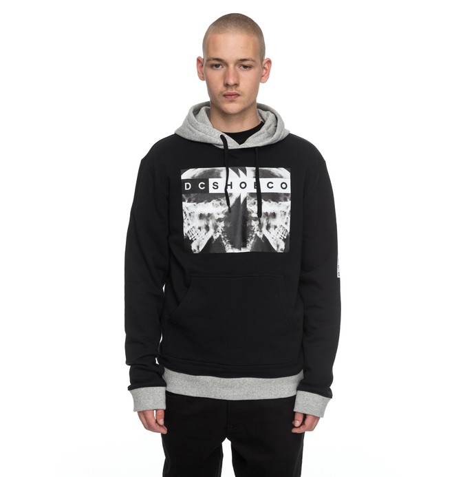 dcshoes, X Ray - Sweat à capuche, BLACK (kvj0) 0 X Ray - Sweat à capuche Noir EDYSF03142 DC Shoes