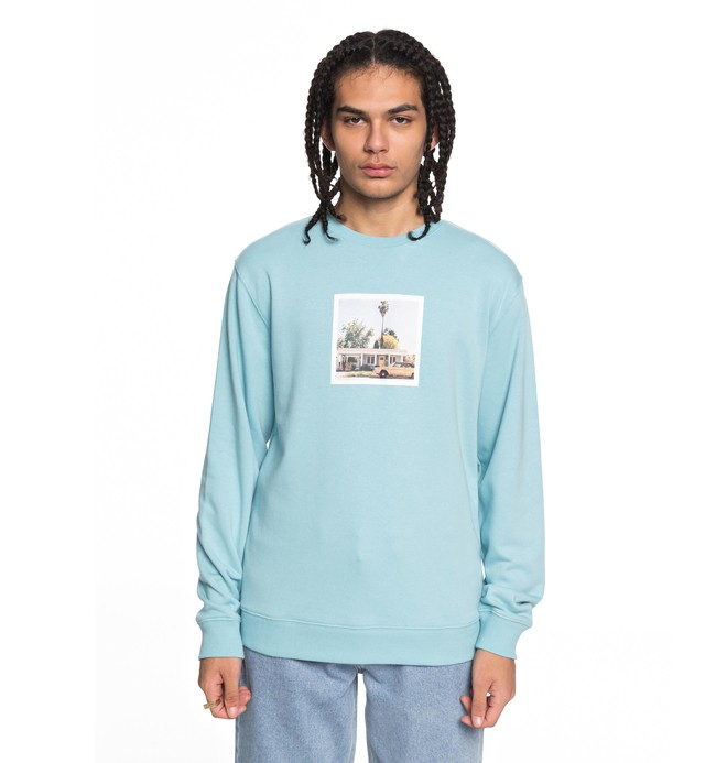 dcshoes, Men's Viajero Sweatshirt, MARINE BLUE (bha0) 0 Men's Viajero Sweatshirt Blue EDYSF03163 DC Shoes