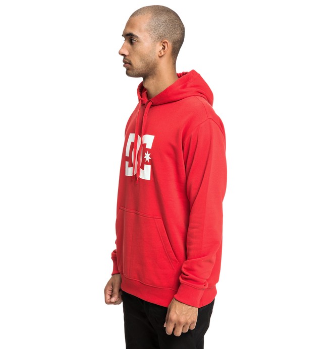 dcshoes, Star - Hoodie for Men, RACING RED (rqr0) 0 Star - Hoodie for Men Red EDYSF03165 DC Shoes