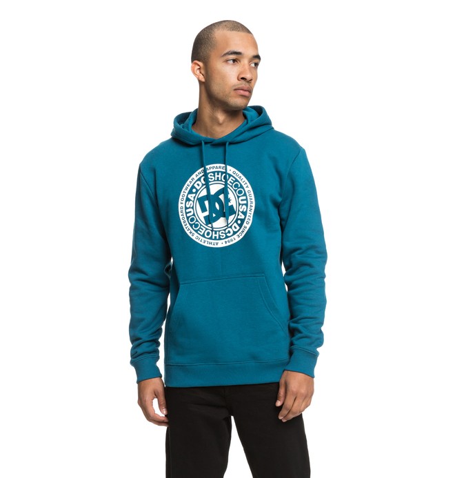 dcshoes, Circle Star Hoodie, CORSAIR (brr0) 0 Circle Star Hoodie Blue EDYSF03166 DC Shoes