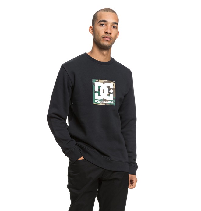 dcshoes, Camo Boxing - Sweatshirt pour Homme, BLACK (kvj0) 0 Camo Boxing - Sweatshirt pour Homme Noir EDYSF03181 DC Shoes
