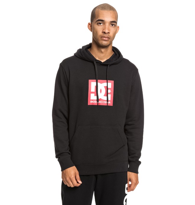 dcshoes, Square Star - Sweat à capuche pour Homme, BLACK (kvj0) 0 Square Star - Sweat à capuche pour Homme Noir EDYSF03184 DC Shoes