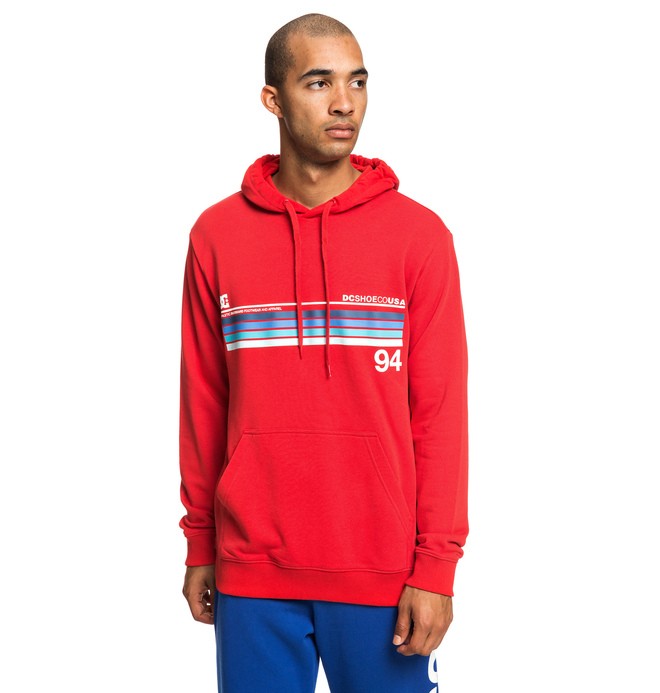 dcshoes, Crasingle - Sweat à capuche pour Homme, RACING RED (rqr0) 0 Crasingle - Sweat à capuche pour Homme Rouge EDYSF03186 DC Shoes