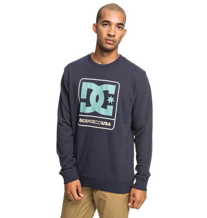 dcshoes, Cloudly - Sweatshirt for Men, PARISIAN NIGHT (byp0) 0 Cloudly - Sweatshirt for Men Blue EDYSF03192 DC Shoes