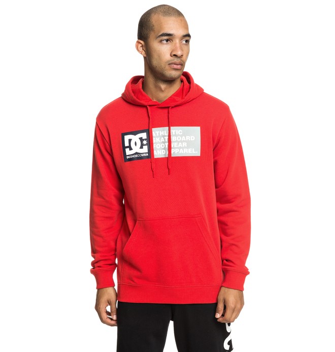 dcshoes, Vertical Zone - Sweat à capuche pour Homme, RACING RED (rqr0) 0 Vertical Zone - Sweat à capuche pour Homme Rouge EDYSF03199 DC Shoes