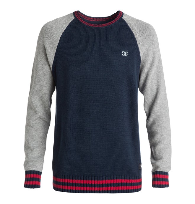 dcshoes, Men's Wicker Raglan Sweater, BLUE IRIS (btl0) 0 Men's Wicker Raglan Sweater EDYSW03010 DC Shoes