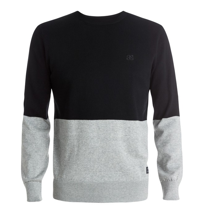 dcshoes, Men's Russelboro Crew Sweater, BLACK (kvj0) 0 Men's Russelboro Crew Sweater EDYSW03013 DC Shoes