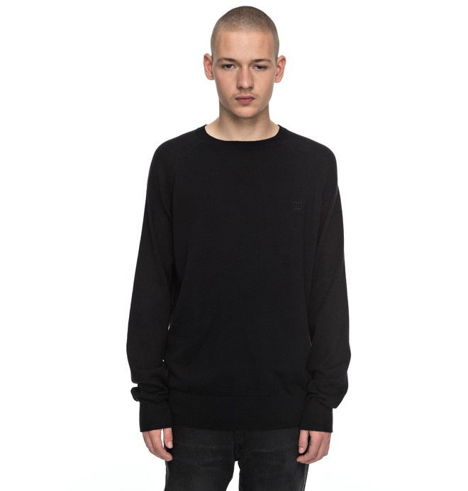 dcshoes, Sabotage Raglan - Pullover für Männer, BLACK (kvj0) 0 Sabotage Raglan - Pullover für Männer Schwarz EDYSW03023 DC Shoes