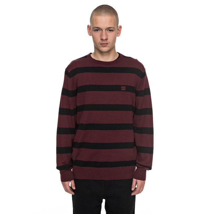 dcshoes, Sabotage Stripe - Trui, PORT ROYALE (rsz0) 0 Sabotage Stripe - Trui Red EDYSW03024 DC Shoes
