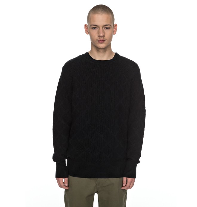 dcshoes, Solidify - Trui met ruitmotief, BLACK (kvj0) 0 Solidify - Trui met ruitmotief Black EDYSW03027 DC Shoes