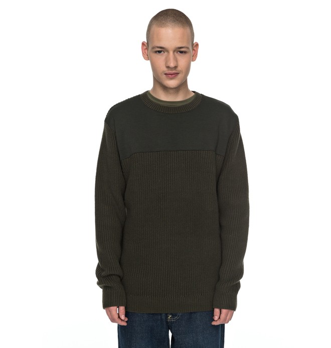 dcshoes, Panelytics - Pullover, DARK OLIVE (csn0) 0 Panelytics - Pullover Braun EDYSW03028 DC Shoes