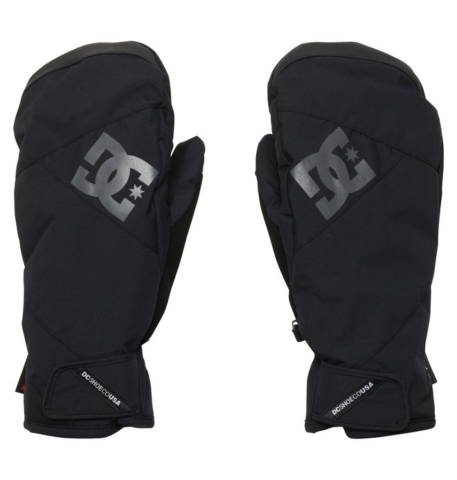 dcshoes, Men's Seger Mitt Gloves, CAVIAR (kvk0) 0 Men's Seger Mitt Gloves EDYTH00010 DC Shoes