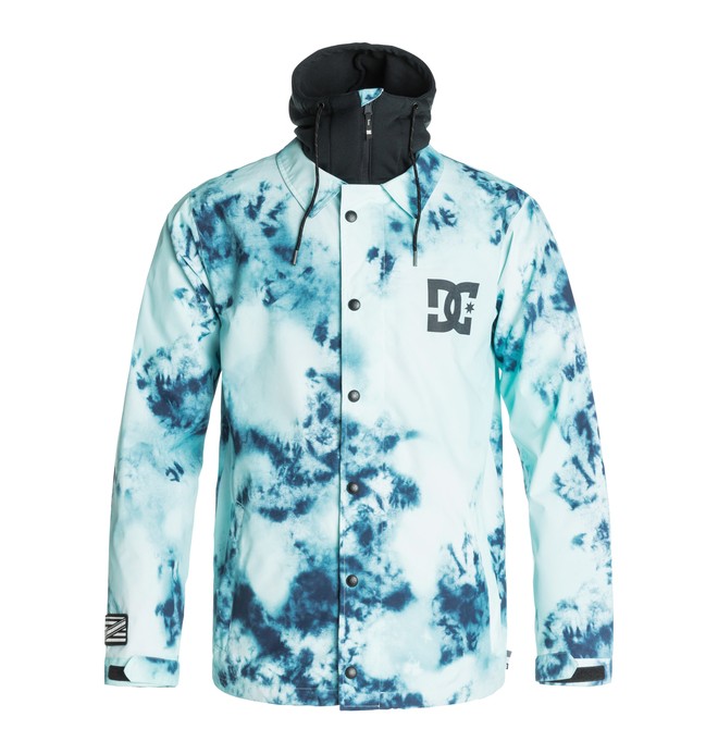 dcshoes, Men's Cash Only Snowboard Jacket, TIE DYE ARUBA BLUE (bfk7) 0 Men's Cash Only Snowboard Jacket EDYTJ03008 DC Shoes