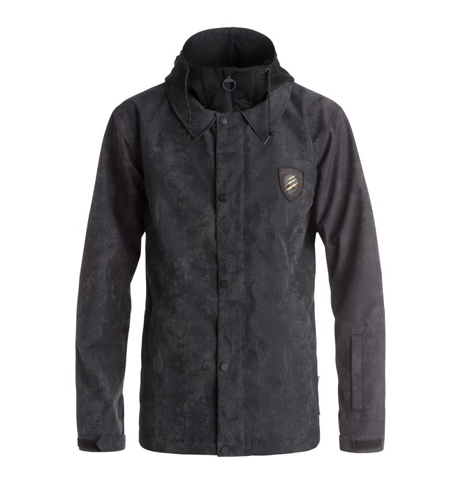 dcshoes, Men's Cash Only SE Coach Snow Jacket, DECAY BLACK REFLECTIVE (kvj6) 0 Men's Cash Only SE Coach Snow Jacket EDYTJ03023 DC Shoes