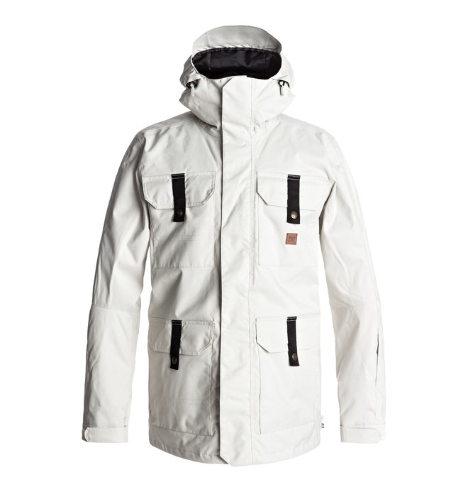 dcshoes, Servo - Snow Jacket, SILVER BIRCH (wej0) 0 Servo - Snow Jacket White EDYTJ03043 DC Shoes