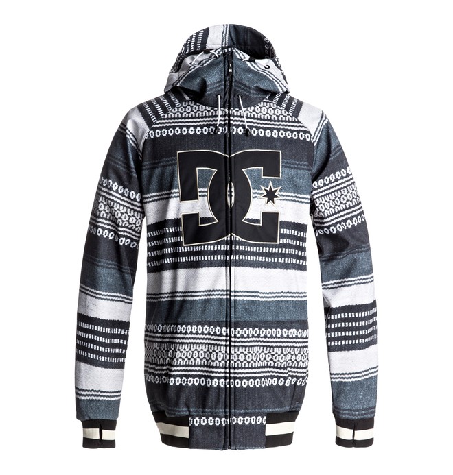 dcshoes, Spectrum - Giacca da snowboard, PONCHO STRIPE GS (kvj3) 0 Spectrum - Giacca da snowboard Black EDYTJ03053 DC Shoes