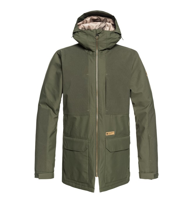 dcshoes, Summit - Parka-Schneejacke für Männer, BEETLE (gqm0) 0 Summit - Parka-Schneejacke für Männer Grün EDYTJ03068 DC Shoes