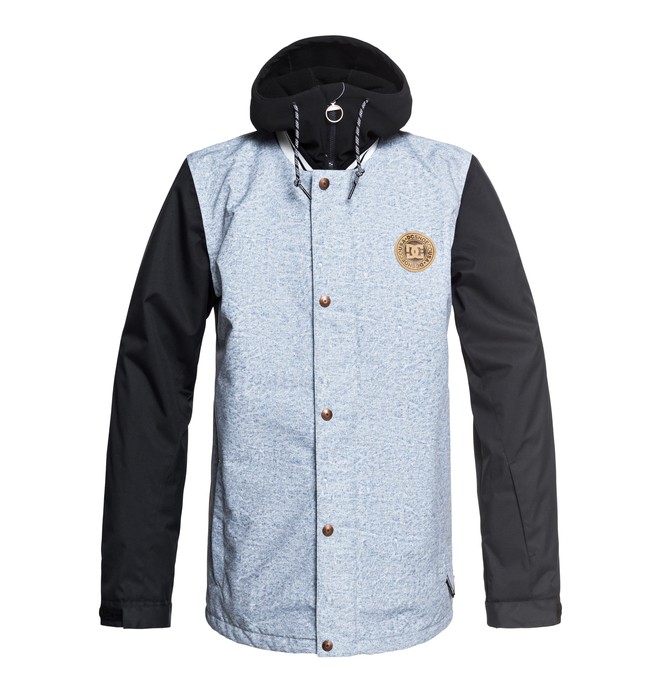 dcshoes, DCLA - Chaqueta Para Nieve para Hombre, LIGHT BLUE ACID WASH DENIM B (bfw6) 0 DCLA - Chaqueta Para Nieve para Hombre Azul EDYTJ03069 DC Shoes