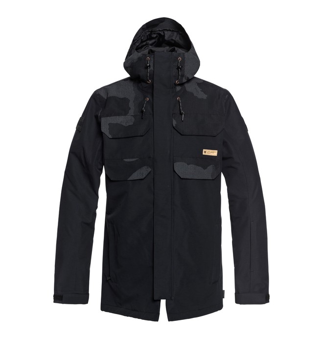 dcshoes, Haven Snow Jacket, BLACK DCU REFLECTIVE CAMO MEN (kvj6) 0 Haven Snow Jacket Black EDYTJ03070 DC Shoes