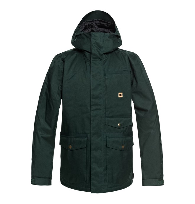 dcshoes, Servo - Parka Snow Jacket for Men, PINE GROVE (gzf0) 0 Servo - Parka Snow Jacket for Men Green EDYTJ03071 DC Shoes