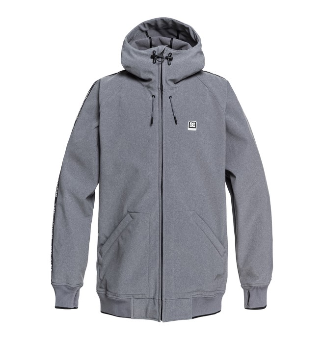 dcshoes, Spectrum - Chaqueta bomber de sofshell para nieve para Hombre, NEUTRAL GRAY HEATHER (skph) 0 Spectrum - Chaqueta bomber de sofshell para nieve para Hombre Gris EDYTJ03075 DC Shoes