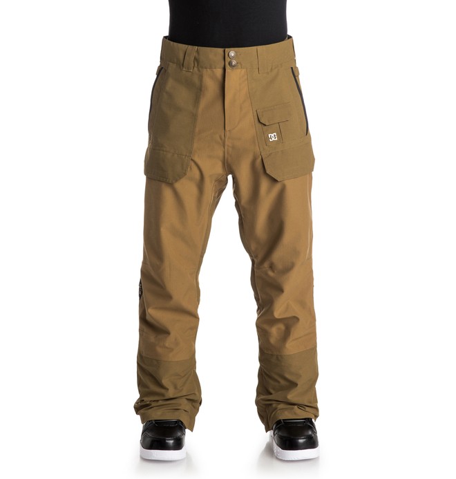 dcshoes, Men's Asylum Snow Pants, DULL GOLD (cne0) 0 Men's Asylum Snow Pants EDYTP03011 DC Shoes