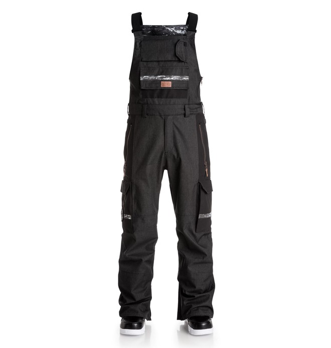 dcshoes, Men's Platoon SPT Bib Snow Pants, BLACK (kvj0) 0 Men's Platoon SPT Bib Snow Pants EDYTP03014 DC Shoes