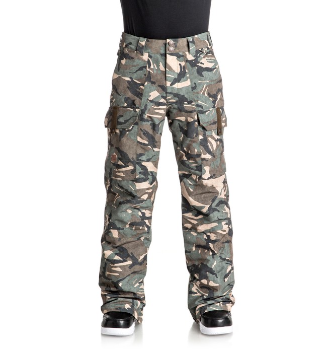 dcshoes, Сноубордические штаны Code, BRITISH WOODLAND CAMO (crg7) 0 Сноубордические штаны Code Коричневый EDYTP03026 DC Shoes