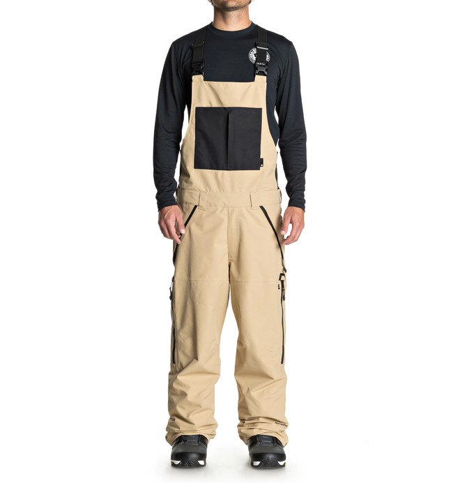 dcshoes, Nomad - Pantalón de peto para nieve para Hombre, INCENSE (cjz0) 0 Nomad - Pantalón de peto para nieve para Hombre Marron EDYTP03030 DC Shoes