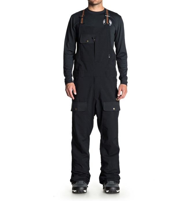 dcshoes, Platoon Snow Bib Pants, BLACK (kvj0) 0 Platoon Snow Bib Pants Black EDYTP03031 DC Shoes