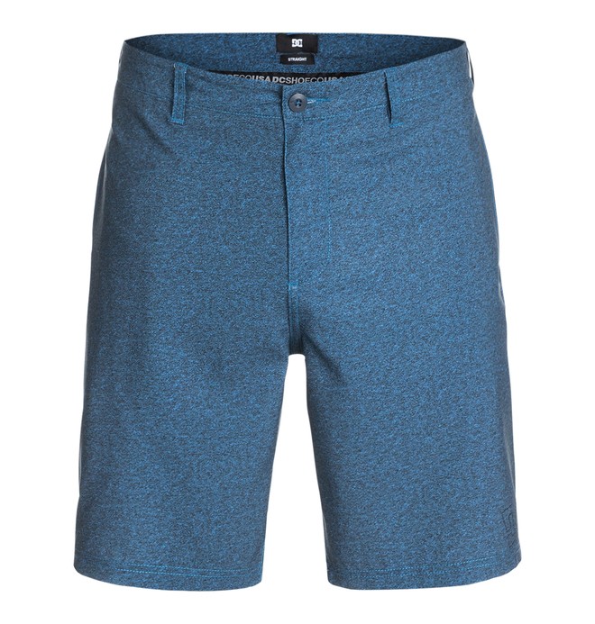 dcshoes, Men's Hybrid Straight Shorts, SNORKEL BLUE HEATHER PRINT (brt6) 0 Men's Hybrid Straight Shorts EDYWS03025 DC Shoes
