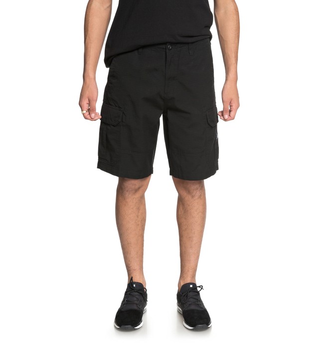 dcshoes, Ripstop 21" Cargo Shorts, BLACK (kvj0) 0 Ripstop 21" Cargo Shorts Black EDYWS03054 DC Shoes