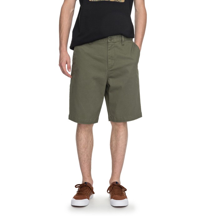 dcshoes, Men's Worker Straight 20.5" Shorts, VINTAGE GREEN (gzj0) 0 Men's Worker Straight 20.5" Shorts Green EDYWS03064 DC Shoes