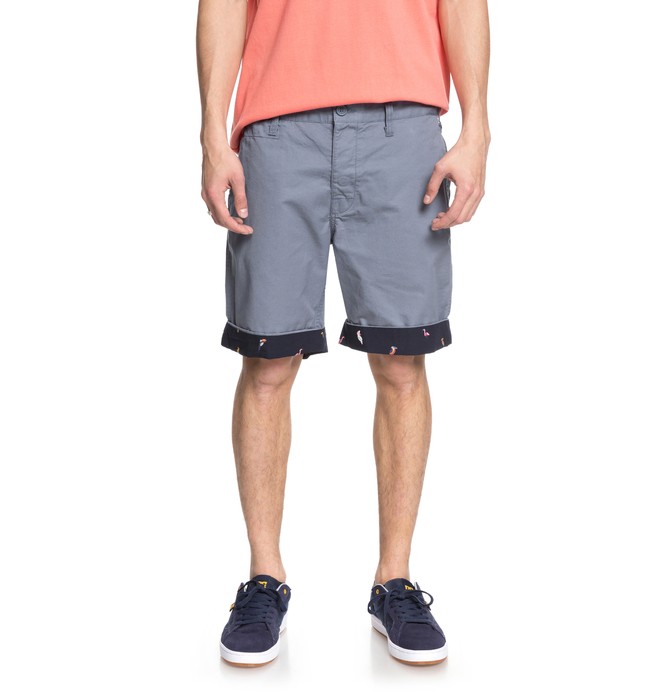 dcshoes, Men's Hidden Gem 19" Chino Shorts, BLUE MIRAGE (bmk0) 0 Men's Hidden Gem 19" Chino Shorts EDYWS03098 DC Shoes