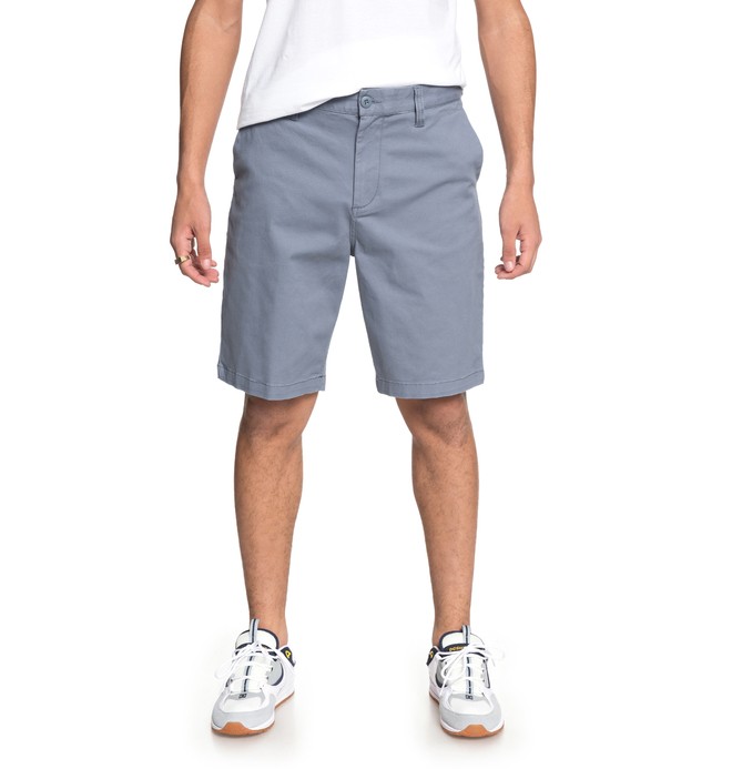 dcshoes, Worker 20.5" Chino Shorts, BLUE MIRAGE (bmk0) 0 Worker 20.5" Chino Shorts Blue EDYWS03101 DC Shoes