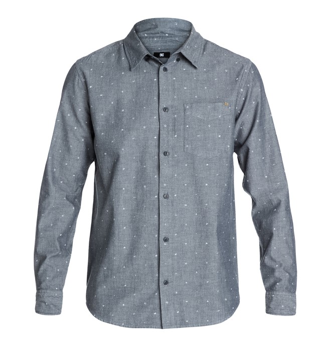 dcshoes, Proper LS Shirt, BLACK IRIS PROP (btk3) 0 Proper LS Shirt EDYWT03004 DC Shoes