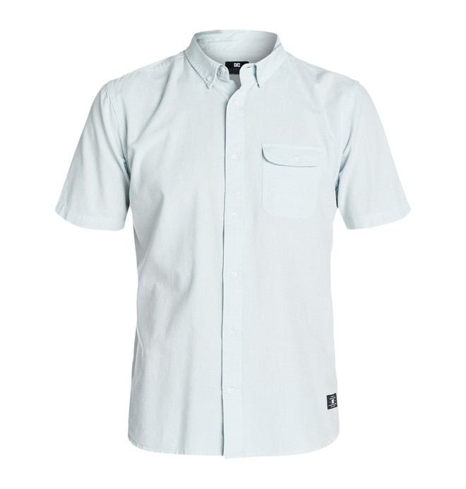 dcshoes, Men's Bover Short Sleeve Shirt, WINTER SKY (bfe0) 0 Men's Bover Short Sleeve Shirt EDYWT03020 DC Shoes