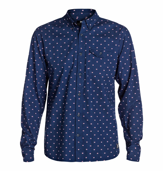 dcshoes, Inwood Ls, INDIGO MICRO (btn1) 0 Inwood Ls EDYWT03031 DC Shoes