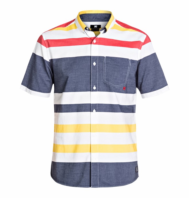 dcshoes, Men's Lenox Hill Short Sleeve Shirt, LENOX WHITE (wbn6) 0 Men's Lenox Hill Short Sleeve Shirt EDYWT03035 DC Shoes