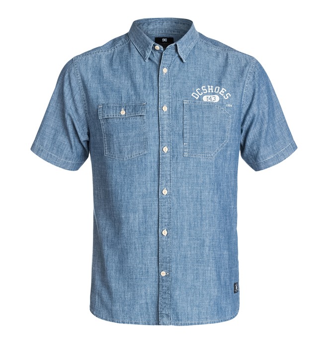 dcshoes, Men's Geary Shirt, INDIGO (btn0) 0 Men's Geary Shirt EDYWT03039 DC Shoes