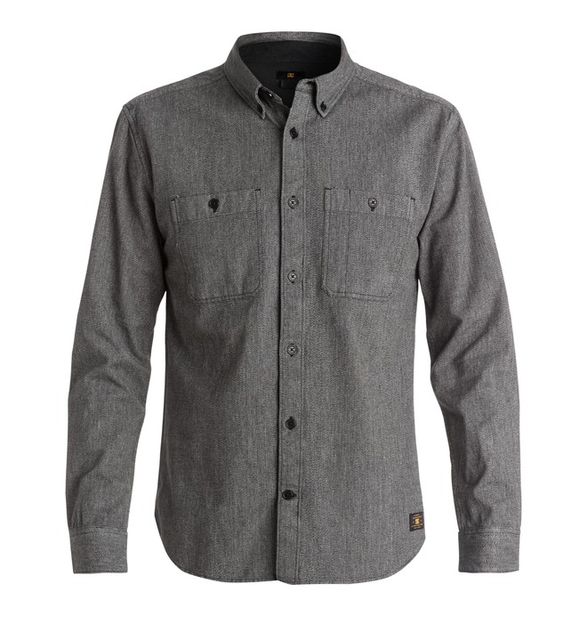 dcshoes, Men's Herning Shirt, PIRATE BLACK (kte0) 0 Men's Herning Shirt EDYWT03043 DC Shoes