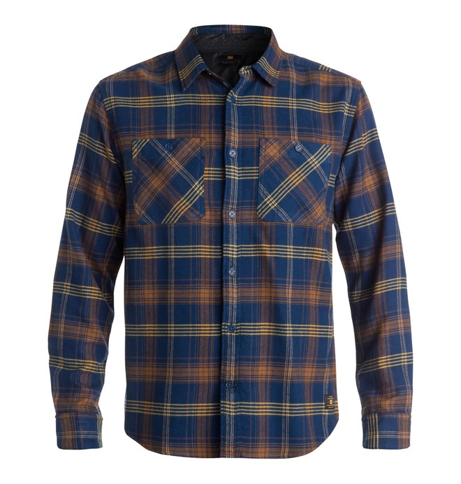 dcshoes, Men's Vibration Flannel Shirt, VIBRATION BLUE (bta1) 0 Men's Vibration Flannel Shirt EDYWT03045 DC Shoes